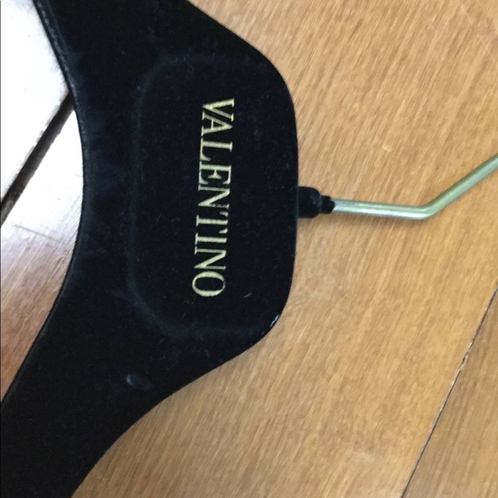 Valentino Black Gold Hanger Velvet